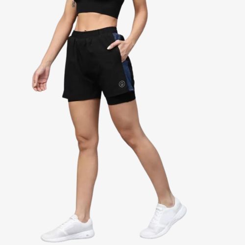 Polyester Women Regular Short