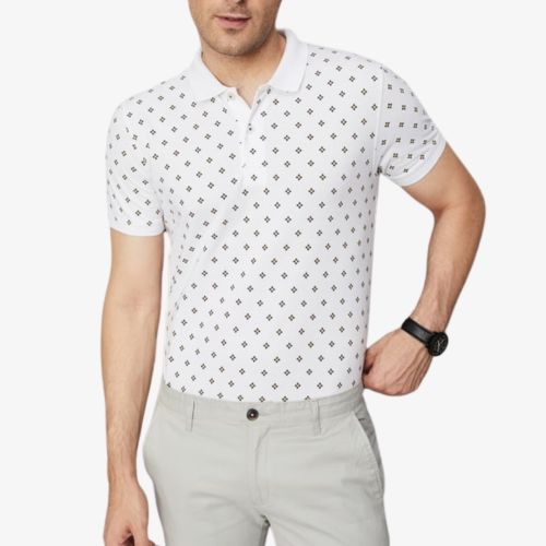 Men Printed Polo