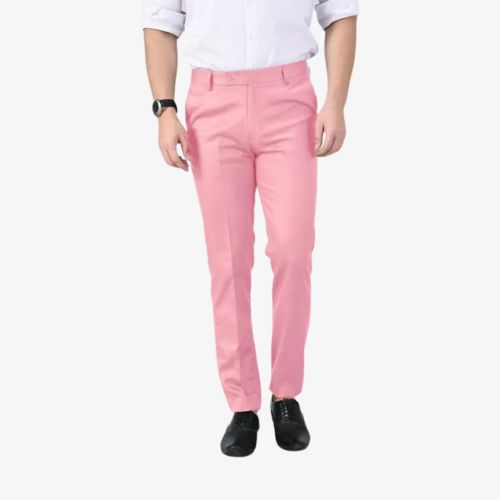 Synthetic Single Formal Trousers