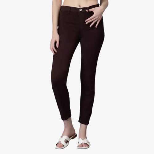 Button Closure Jegging for Women