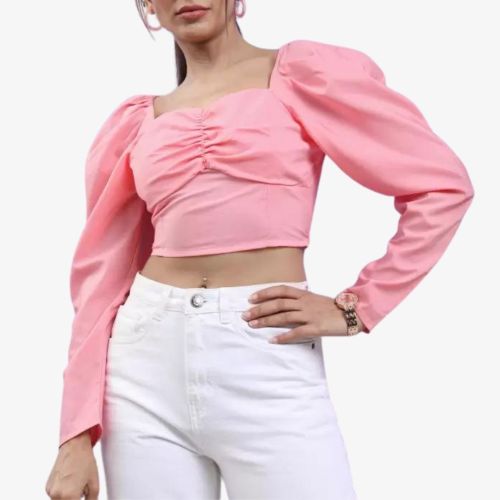 Women Stylish Party Wear Crop Top