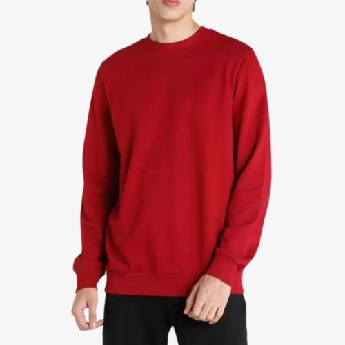 Men Full Sleeve Solid Sweatshirt