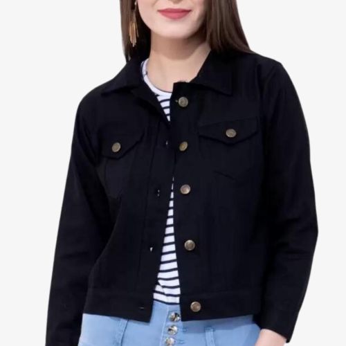 Fancy Women Solid Jacket