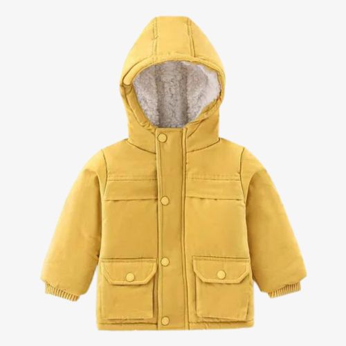 Full Sleeves Hooded & Padded Jacket Solid