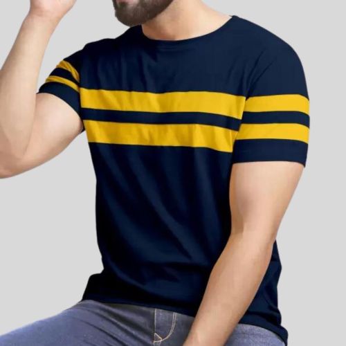 Striped Crew-Neck T-shirt