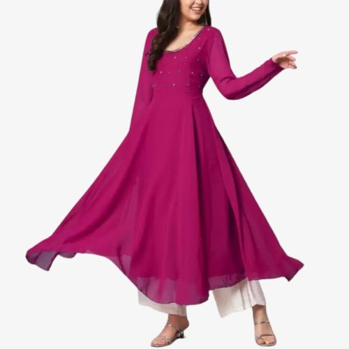 Georgette Anarkali Kurta