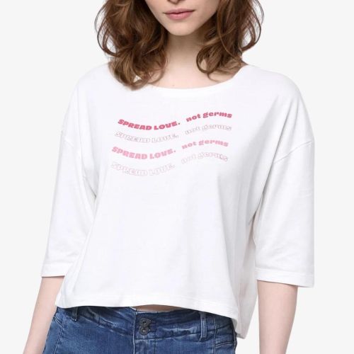 Slogan Print T-shirt