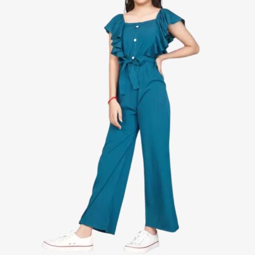 Culotte Jumpsuit with Ruffles