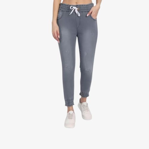Jogger Fit High Rise Jeans