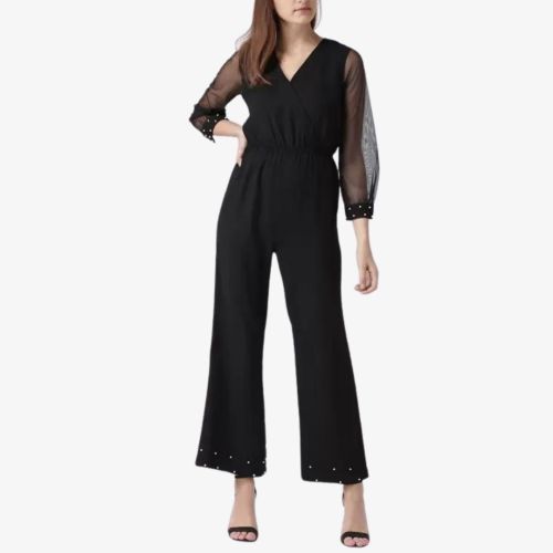 Self Design Women Jumpsuit