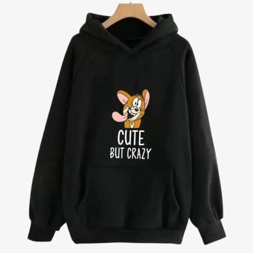 Women Cute Printed Hoodie