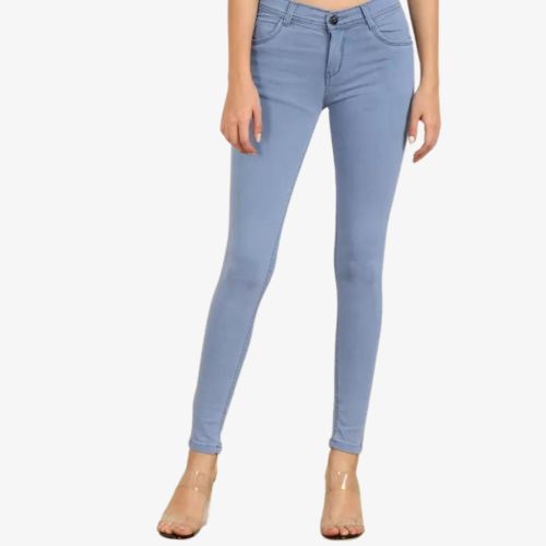 Women Skinny Mid Rise Jeans