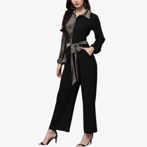 Women Two-colored Jumpsuit
