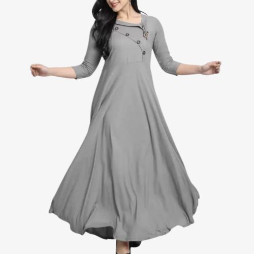 Viscose Rayon Flared Kurta