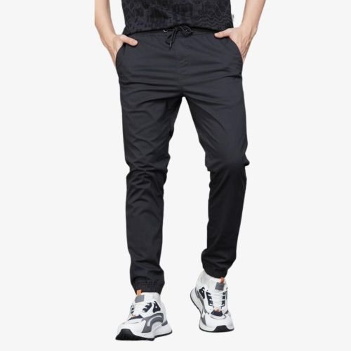 Men Solid Elasticated Slim Fit Joggers