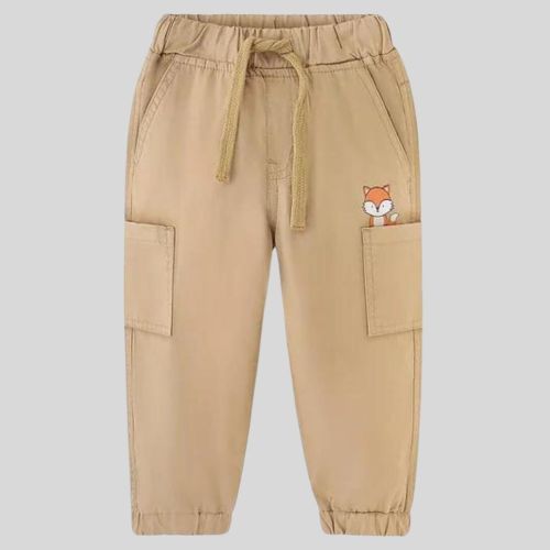 Fox Print Cargo Trousers