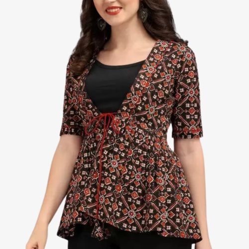 Women Printed Ethnic Shrug