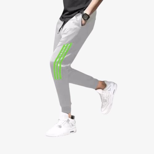 Men Striped Track Pants