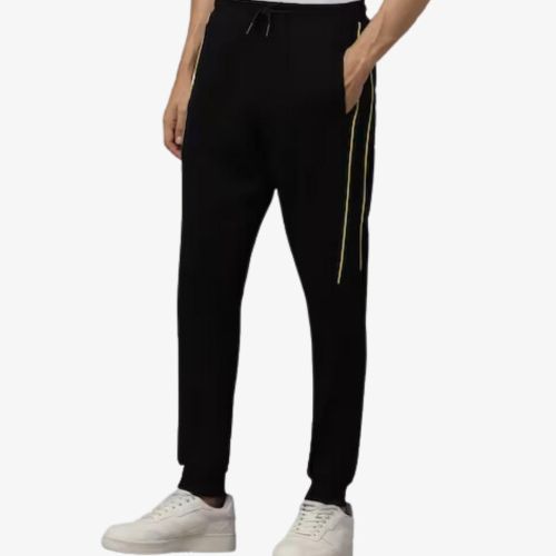 Men Solid Regular Fit Jogger Pants