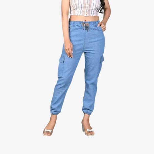 Denim Jeans Jogger for Womens